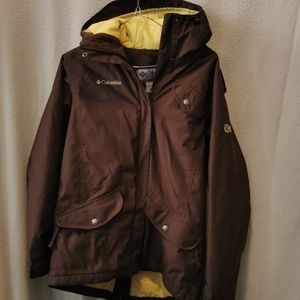 Columbia convert snow boarding jacket